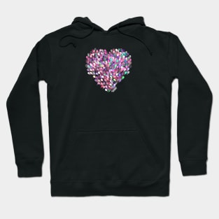 Heart full of pickleball paddles,  by Pickleball ARTwear Hoodie